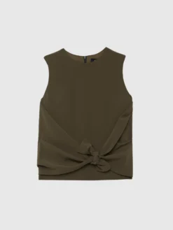 PAULE KA Haut Noué En Tissu Crêpe -PAULE KA Boutique paule ka 22H180H018 710 5 scaled