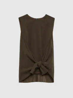 PAULE KA Haut Noué En Tissu Crêpe -PAULE KA Boutique paule ka 22H180H018 710 6 scaled