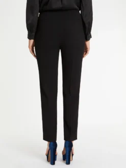 PAULE KA Pantalon Droit En Tissu Crêpe -PAULE KA Boutique paule ka 22H180P002 999 4 scaled