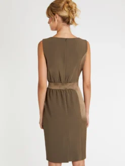 PAULE KA Robe Courte Coupe Droite En Tissu Crêpe -PAULE KA Boutique paule ka 22H180R002 710 4 scaled