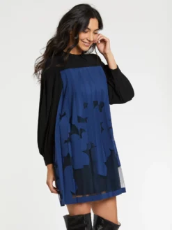 PAULE KA Robe Courte Plissée En Tulle