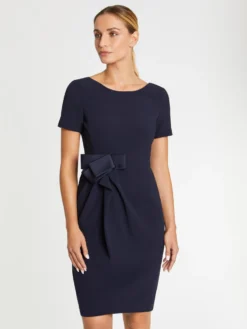 PAULE KA Robe à Nœud En Crêpe Envers Satin 6 PAULE KA Robe à Nœud En Crêpe Envers Satin -PAULE KA Boutique paule ka 22H180R062 699 3 scaled