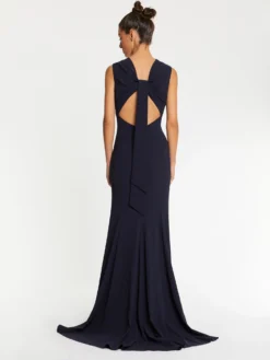 PAULE KA Robe Longue Dos Nu En Crêpe Envers Satin -PAULE KA Boutique paule ka 22H180R118L 699 4 scaled