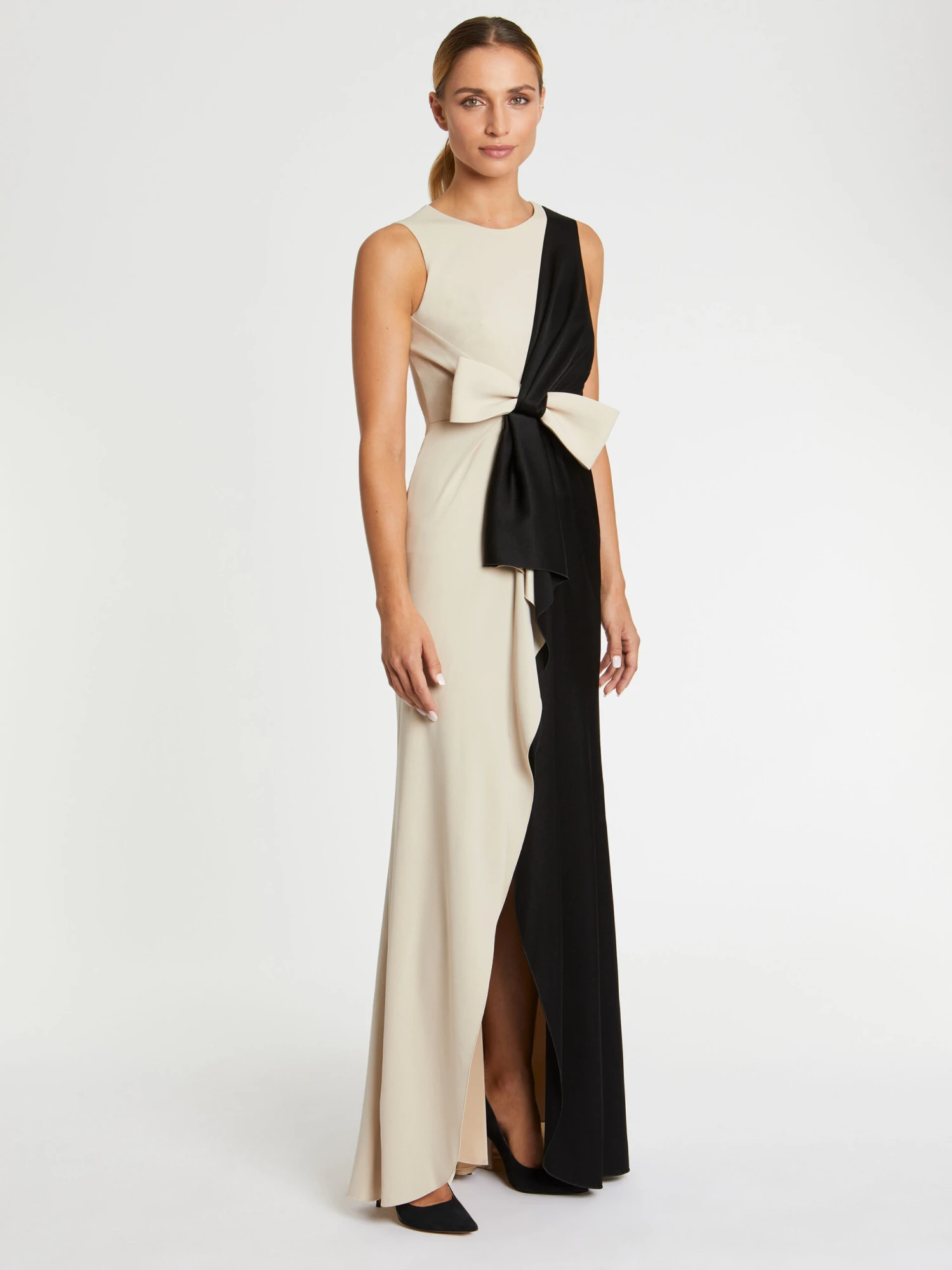 PAULE KA Robe Longue De Cérémonie à Nœud 3 PAULE KA Robe Longue De Cérémonie à Nœud – Image 3