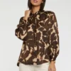 PAULE KA Chemisier à Fleurs En Viscose
