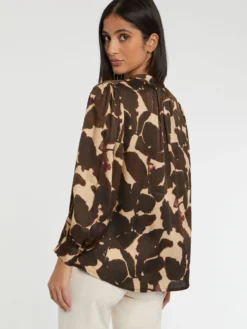 PAULE KA Chemisier à Fleurs En Viscose 7 PAULE KA Chemisier à Fleurs En Viscose -PAULE KA Boutique paule ka 22H191C003 3933 4 scaled