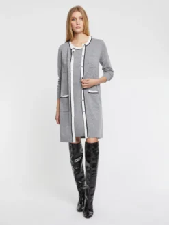 PAULE KA Cardigan Long En Laine Et Cachemire