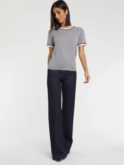 PAULE KA Pull Manches Courtes En Laine Et Cachemire