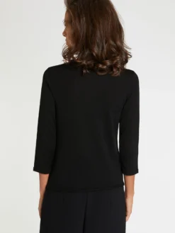 PAULE KA Pull Ajouré En Laine Mérinos -PAULE KA Boutique paule ka 22H401PU10 999 4 scaled