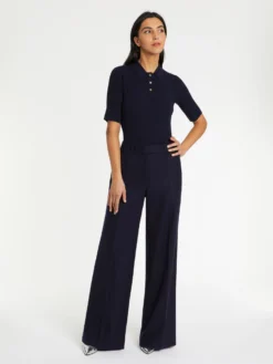 PAULE KA Pull Polo En Laine En Maille Côtelée -PAULE KA Boutique paule ka 22H401PU46 699 3 scaled