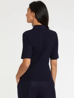 PAULE KA Pull Polo En Laine En Maille Côtelée -PAULE KA Boutique paule ka 22H401PU46 699 4 scaled