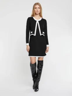 PAULE KA Boutique 53 PAULE KA Robe Courte En Laine Mérinos