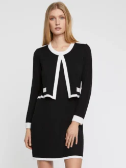 PAULE KA Robe Courte En Laine Mérinos -PAULE KA Boutique paule ka 22H401RO80 9902 3 scaled