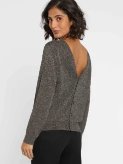 PAULE KA Pull En Maille Lurex -PAULE KA Boutique paule ka 22H402PU14 999 4 scaled