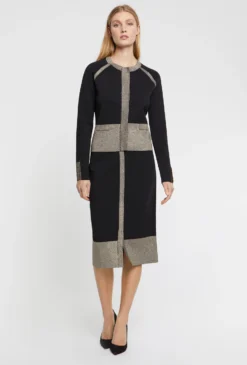 PAULE KA Jupe Crayon En Maille Milano Et Lurex