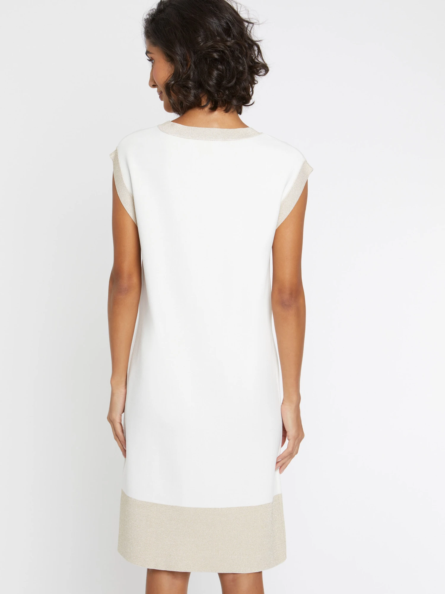 PAULE KA Robe Droite En Maille Milano Et Lurex 4 PAULE KA Robe Droite En Maille Milano Et Lurex – Image 4