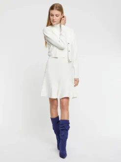 PAULE KA Robe à Col Montant En Maille Milano 6 PAULE KA Robe à Col Montant En Maille Milano -PAULE KA Boutique paule ka 22H403RO08 102 3 scaled