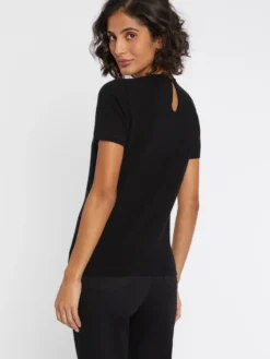 PAULE KA Pull Manches Courtes En Cachemire 8 PAULE KA Pull Manches Courtes En Cachemire -PAULE KA Boutique paule ka 22H407PU01 999 4 scaled