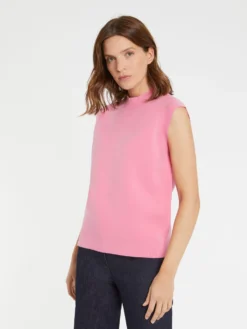 PAULE KA Pull Sans Manches En Viscose -PAULE KA Boutique paule ka 22H409PU07 4684 3 scaled