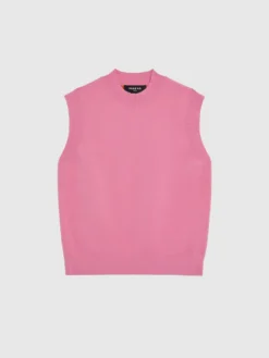 PAULE KA Pull Sans Manches En Viscose -PAULE KA Boutique paule ka 22H409PU07 4684 6 scaled