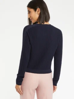 PAULE KA Cardigan En Soie à Points Fantaisie -PAULE KA Boutique paule ka 22H412CA33 699 4 scaled