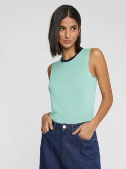 PAULE KA Pull Sans Manche En Soie