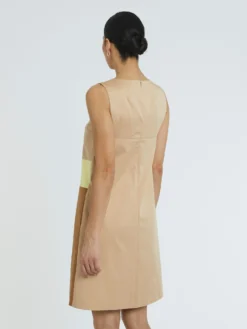 PAULE KA Robe Courte En Satin De Coton Stretch -PAULE KA Boutique paule ka 23E111R025 099 4 scaled