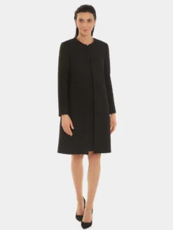 PAULE KA Manteau Mi-long En Coton Crêpé