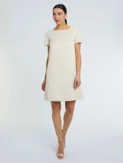 PAULE KA Robe Droite En Tweed -PAULE KA Boutique paule ka 23E131R020 356 3 scaled