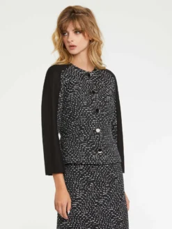 PAULE KA VESTE EN TWEED -PAULE KA Boutique paule ka 23E134V09 9910 3 scaled