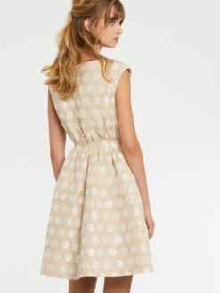 PAULE KA Robe En Jacquard Cannage à Pois 7 PAULE KA Robe En Jacquard Cannage à Pois -PAULE KA Boutique paule ka 23E151R028 356 4 scaled