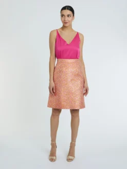 PAULE KA Jupe En Jacquard Multicolore -PAULE KA Boutique paule ka 23E153J011 099 3 scaled