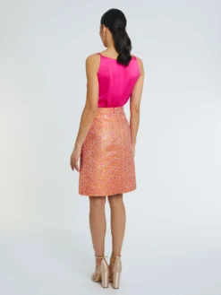 PAULE KA Jupe En Jacquard Multicolore -PAULE KA Boutique paule ka 23E153J011 099 4 scaled