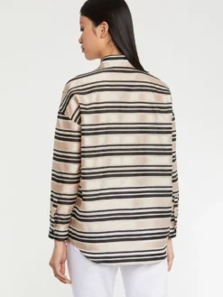 PAULE KA Chemisier à Rayures Bayadères 7 PAULE KA Chemisier à Rayures Bayadères -PAULE KA Boutique paule ka 23E154C013 3590 4 scaled