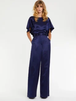 PAULE KA Top En Satin Fluide 6 PAULE KA Top En Satin Fluide -PAULE KA Boutique paule ka 23E168H017 696 3 scaled