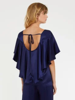 PAULE KA Top En Satin Fluide 7 PAULE KA Top En Satin Fluide -PAULE KA Boutique paule ka 23E168H017 696 4 scaled