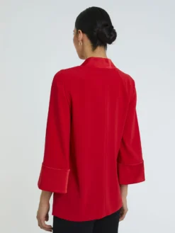 PAULE KA Blouse En Crêpe Enver Satin -PAULE KA Boutique paule ka 23E180H018 421 4 scaled