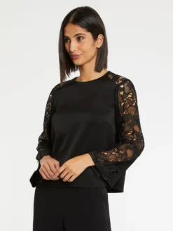 PAULE KA Haut En Crêpe Envers Satin