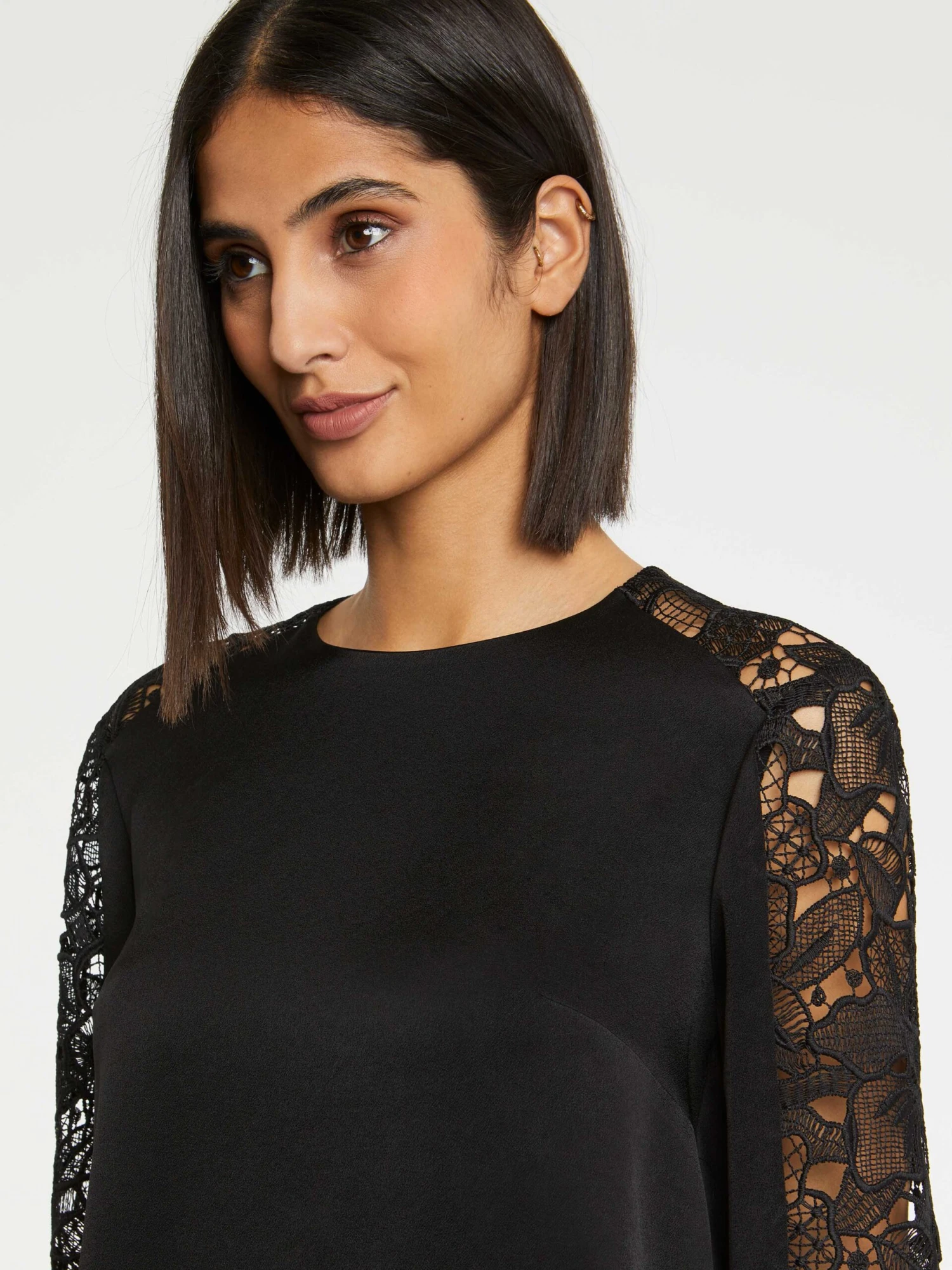 PAULE KA Haut En Crêpe Envers Satin 2 PAULE KA Haut En Crêpe Envers Satin – Image 2