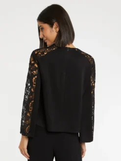 PAULE KA Haut En Crêpe Envers Satin 7 PAULE KA Haut En Crêpe Envers Satin -PAULE KA Boutique paule ka 23E180H020 999 4 scaled