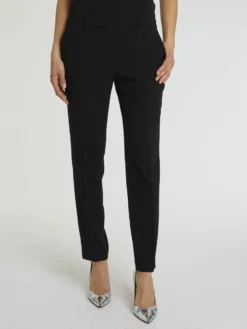 PAULE KA Pantalon En Crêpe Envers Satin -PAULE KA Boutique paule ka 23E180P028 999 3 scaled