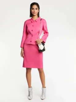 PAULE KA Jupe Droite En Ottoman Stretch