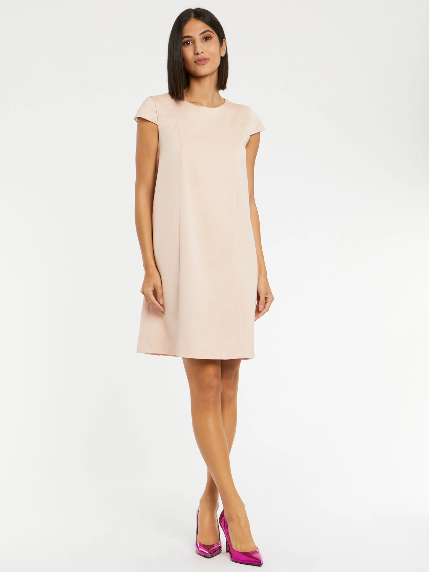 PAULE KA Robe Courte En Ottoman Stretch 1 PAULE KA Robe Courte En Ottoman Stretch