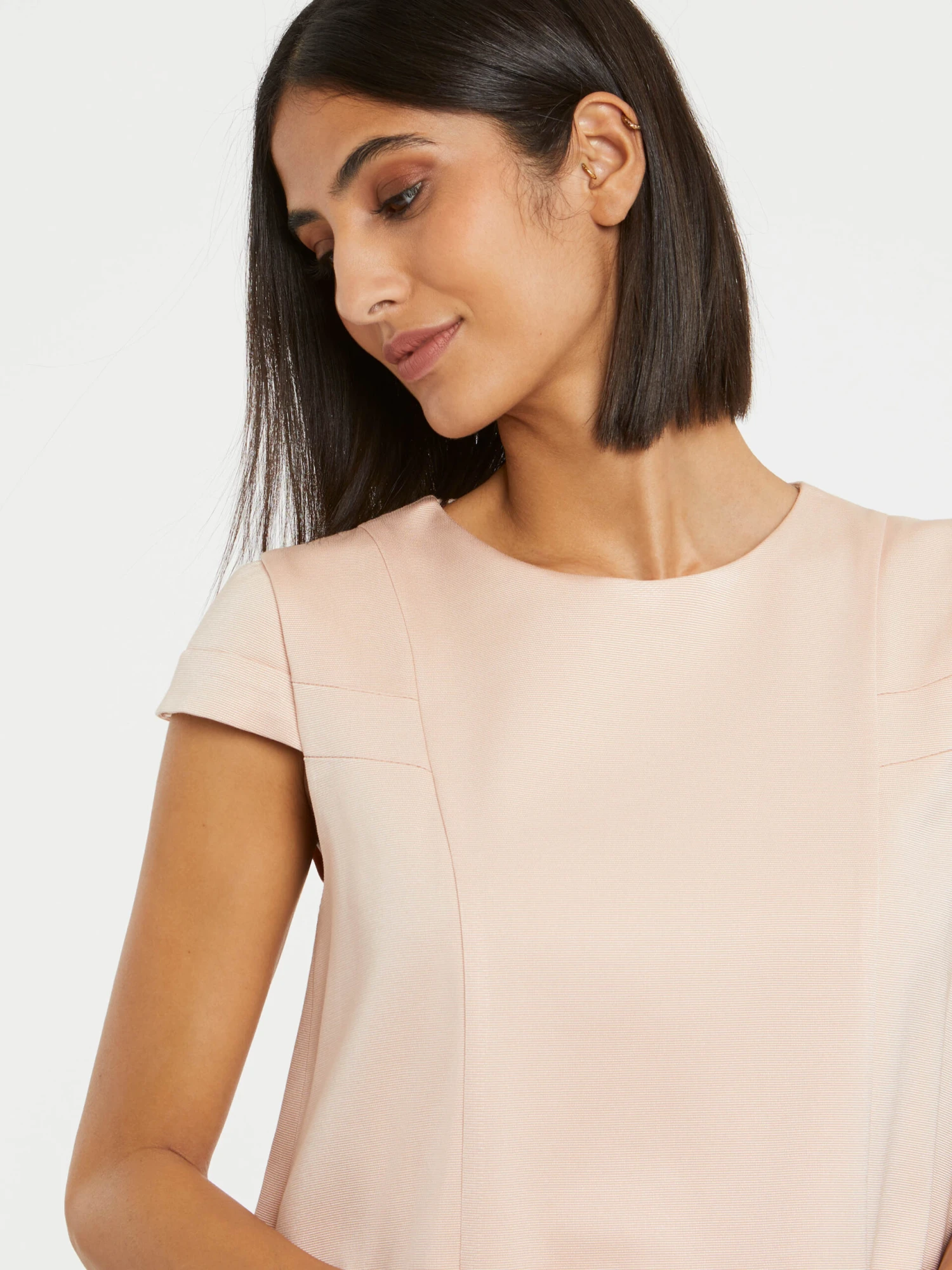 PAULE KA Robe Courte En Ottoman Stretch 2 PAULE KA Robe Courte En Ottoman Stretch – Image 2