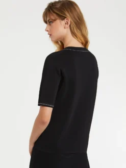 PAULE KA Pull En Viscose Milano 7 PAULE KA Pull En Viscose Milano -PAULE KA Boutique paule ka 23E403PU08 9902 4 scaled