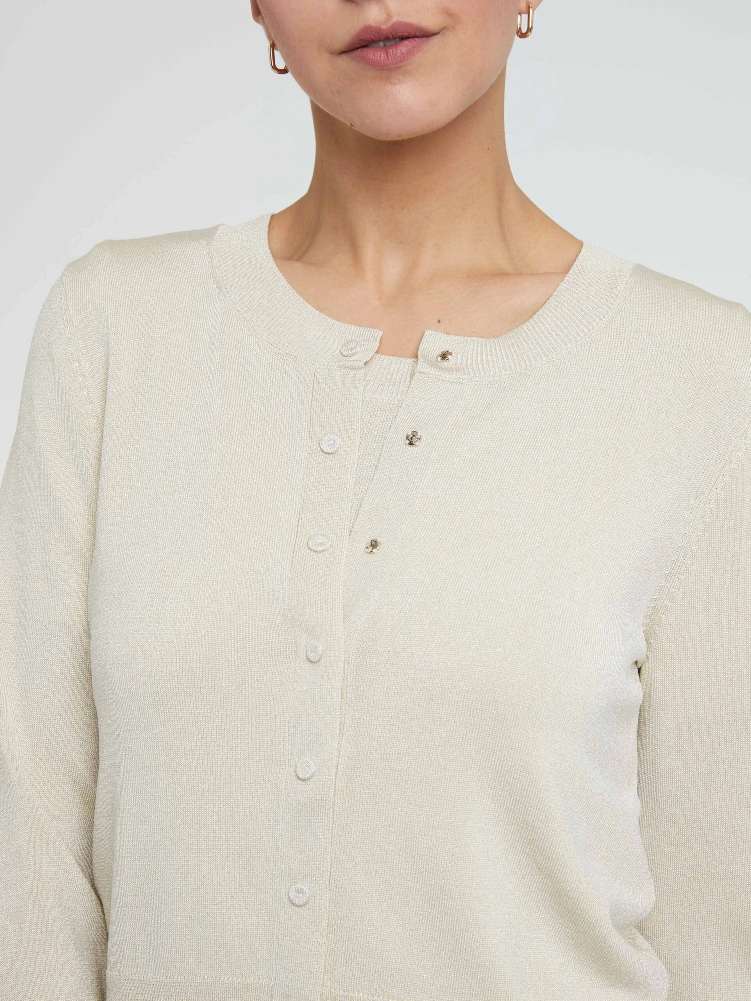 PAULE KA Cardigan En Viscose Lurex 2 PAULE KA Cardigan En Viscose Lurex – Image 2