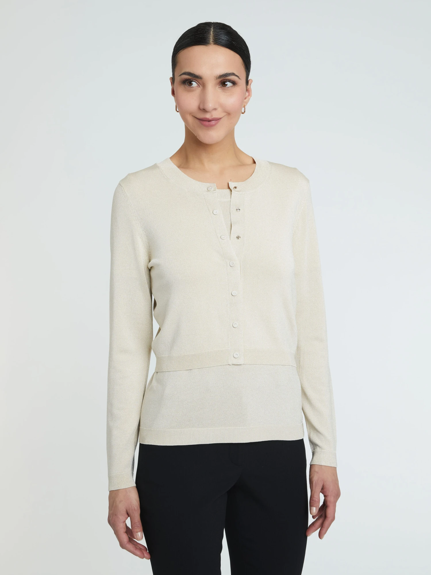 PAULE KA Cardigan En Viscose Lurex 3 PAULE KA Cardigan En Viscose Lurex – Image 3