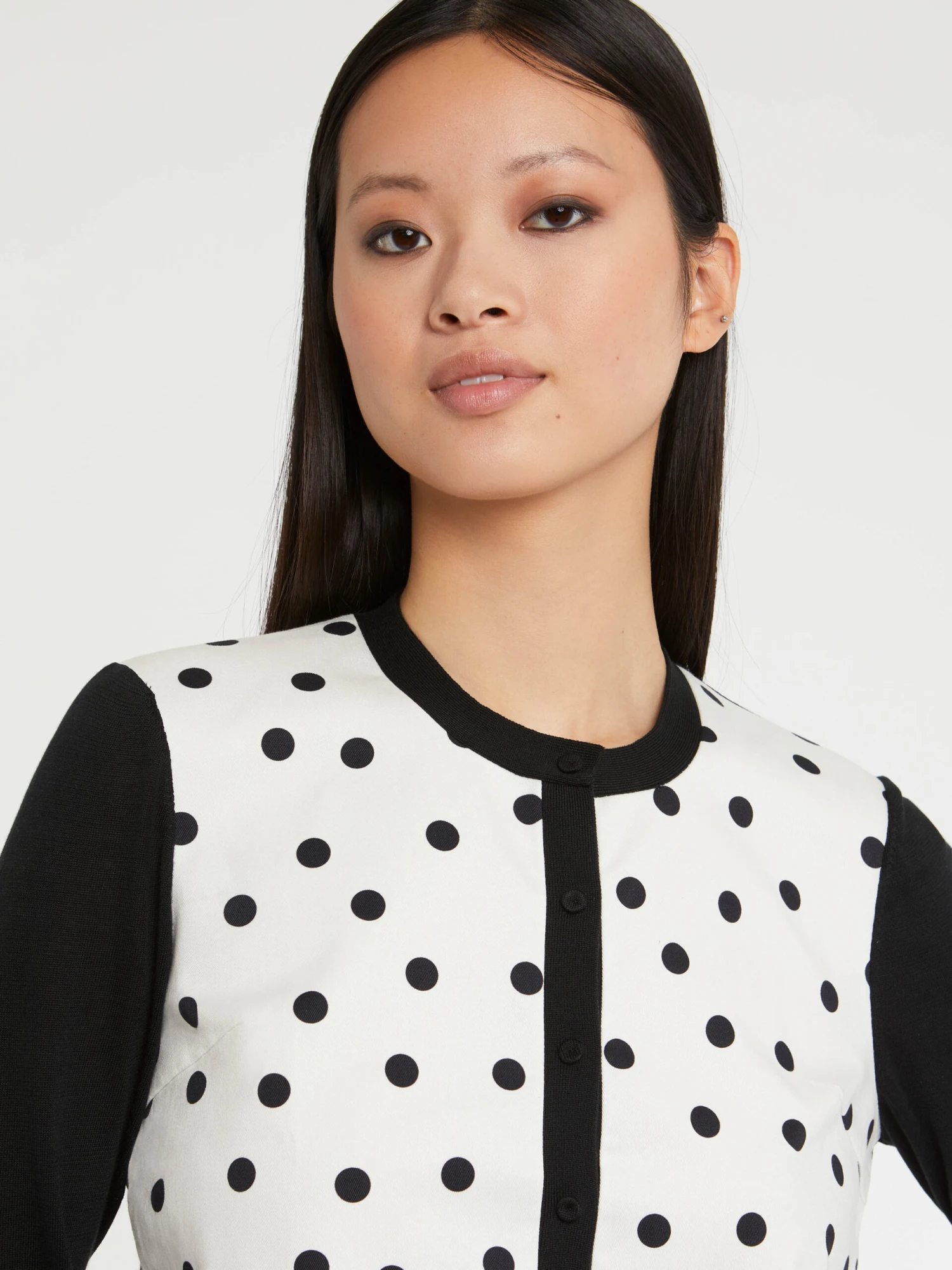 PAULE KA Cardigan En Soie Et Coton 2 PAULE KA Cardigan En Soie Et Coton – Image 2