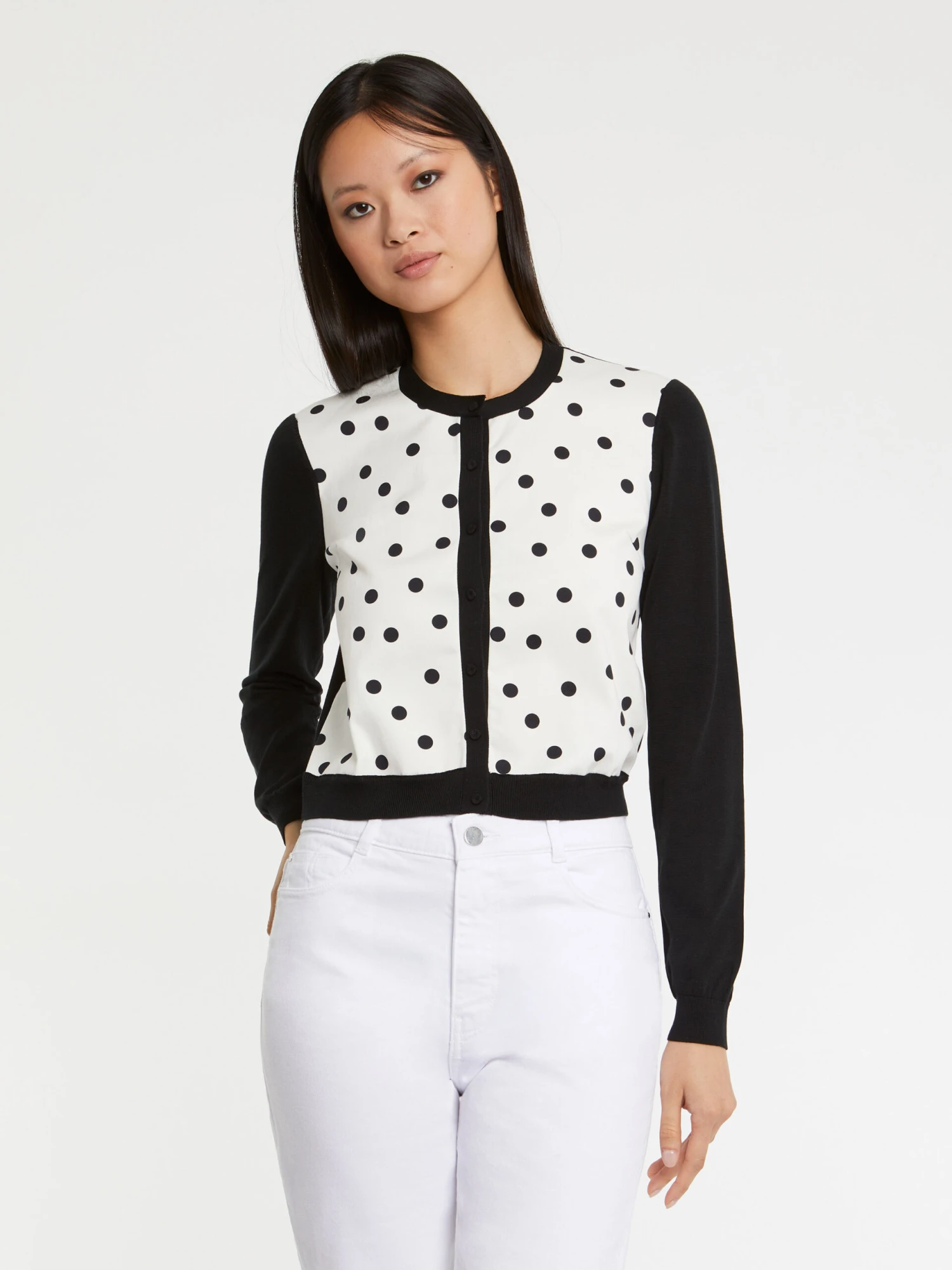 PAULE KA Cardigan En Soie Et Coton 3 PAULE KA Cardigan En Soie Et Coton – Image 3