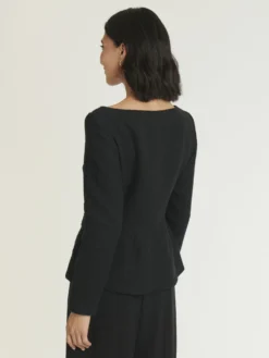 PAULE KA Veste En Coton Crêpe 7 PAULE KA Veste En Coton Crêpe -PAULE KA Boutique paule ka 23H114V11 999 4 scaled